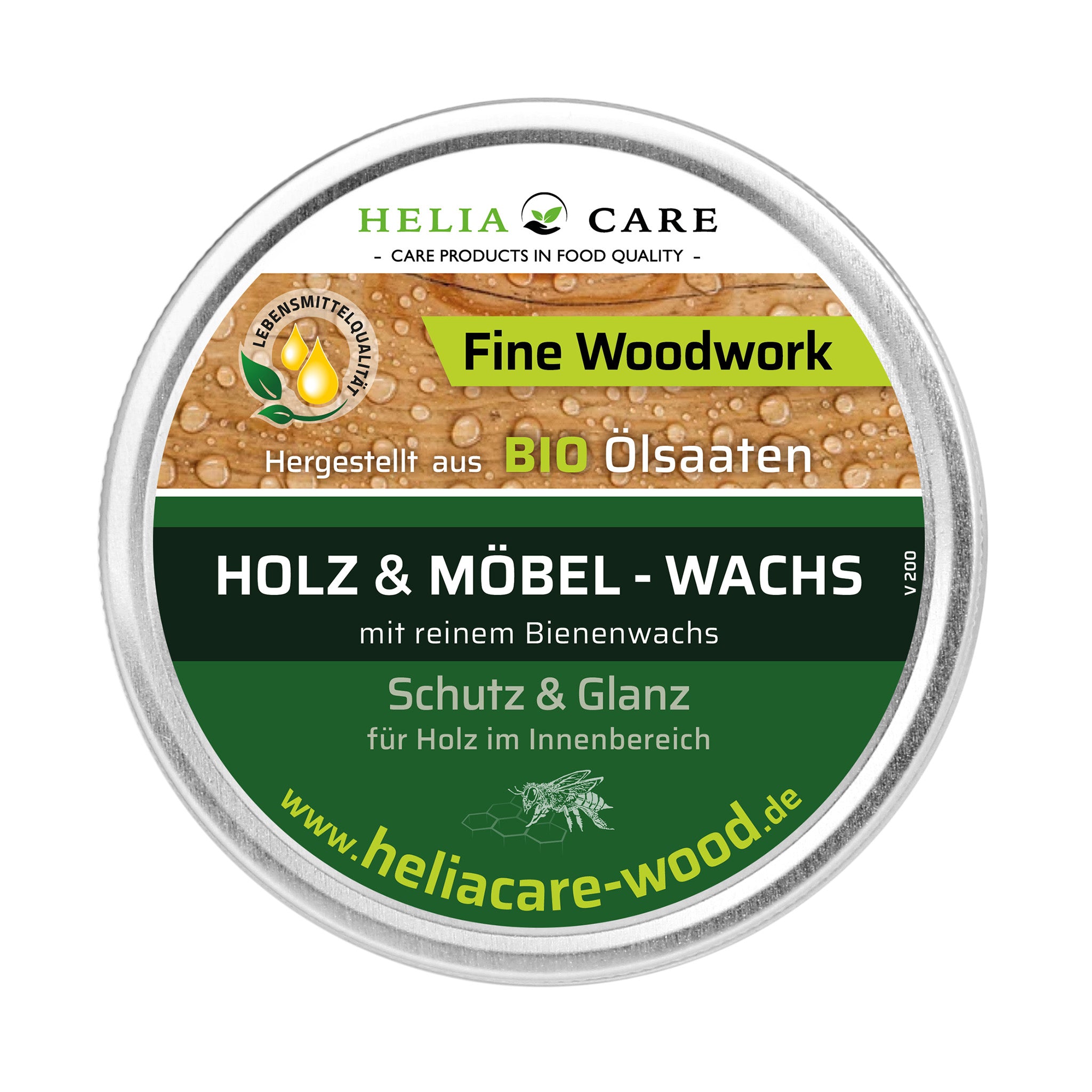 HeliaCARE Holz-Wachs in BIO-Qualität