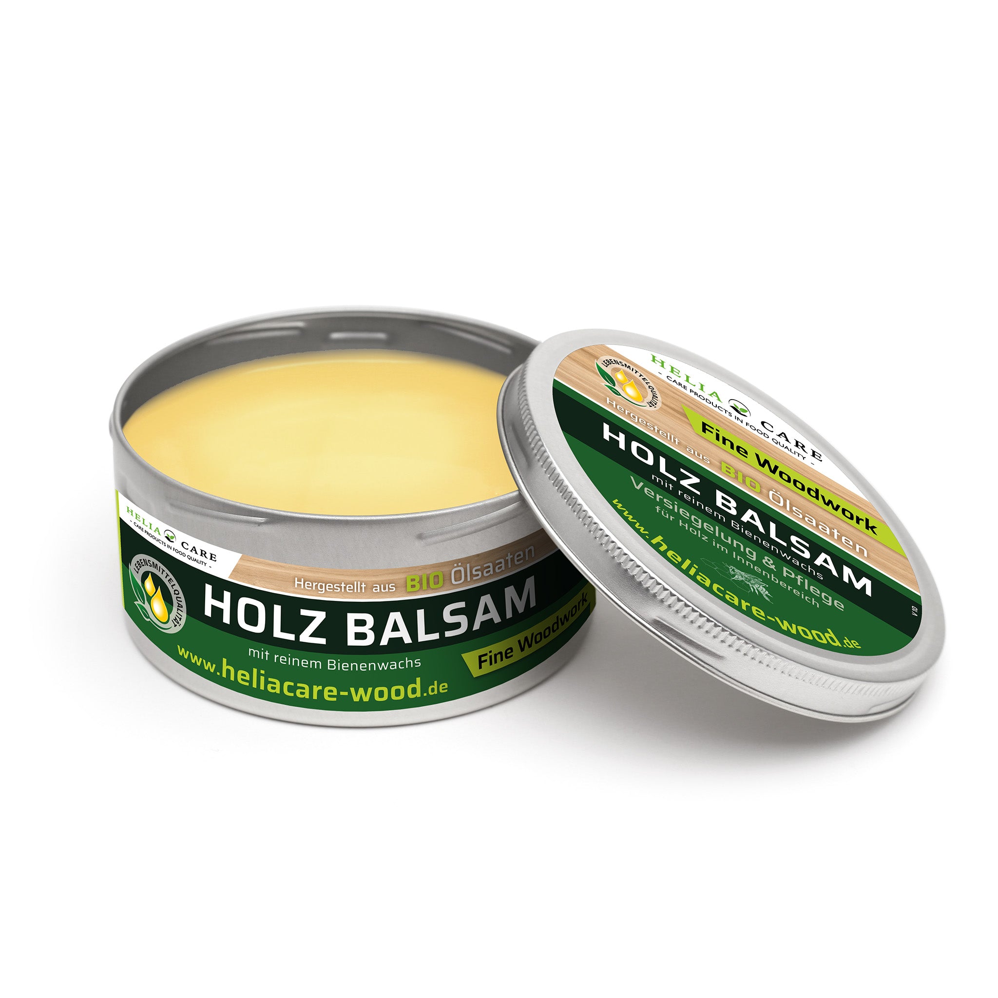 Holz Balsam von HeliaCARE lebensmittelecht